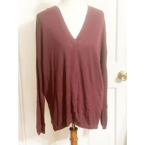 Vince Two Color Wool Blend Sweater